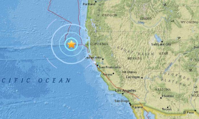 5.7-Magnitude Earthquake Strikes Off Coast of N. California