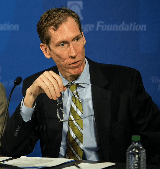 Joseph Cassidy, a global fellow for the Wilson Center at the Heritage Foundation in Washington, D.C., on Sept. 20, 2017. (Samira Bouaou/The Epoch Times)