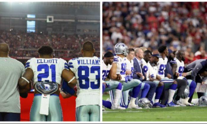 Dallas Cowboys Do Something Different During National Anthem