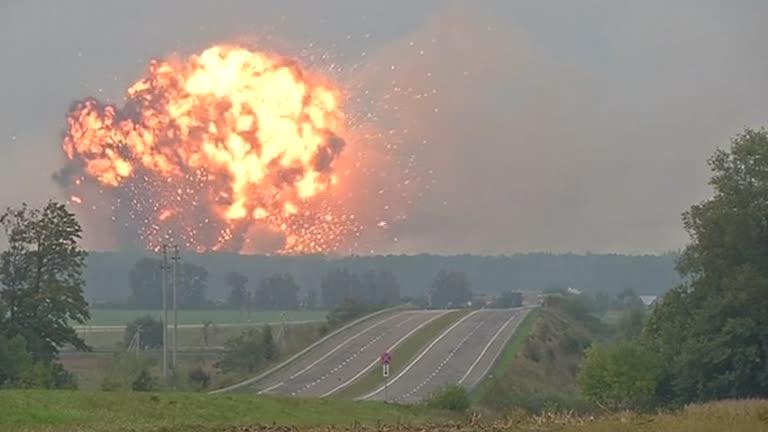 Massive Ammunition Depot Explosion in Ukraine, Authorities Suspect ‘Subversive Activity’