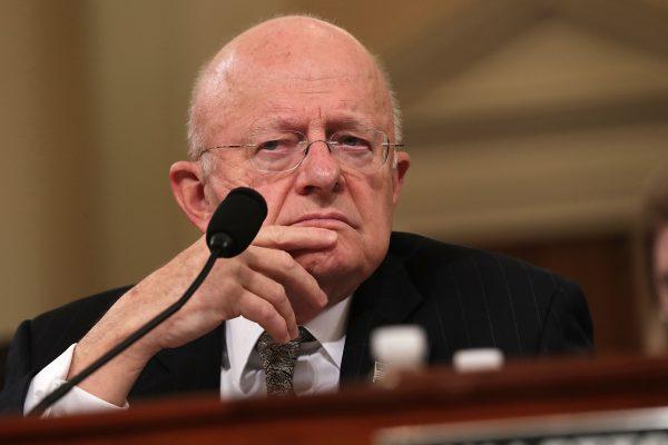 Then-director of National Intelligence James Clapper testifies during a hearing before the House Select Intelligence Committee on Nov. 17, 2016. (Alex Wong/Getty Images)