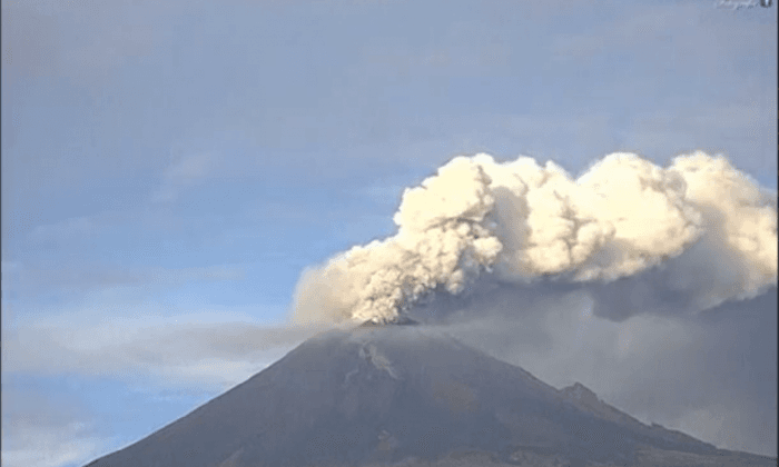 Mexican Volcano Erupts as Country Rebuilds After Quake