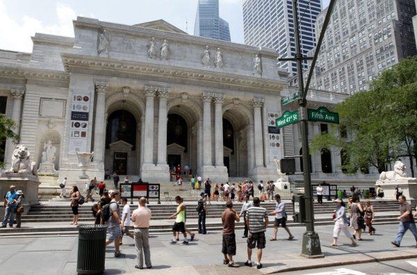 Main entrance to the New York Public Library. (Joe Buglewicz/NYC & Company)