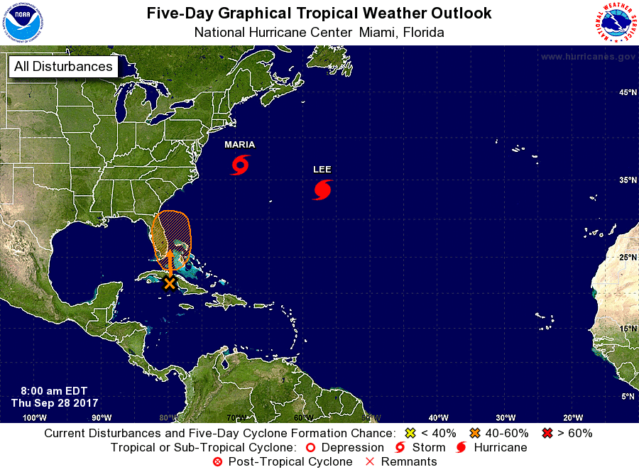 Weather Pattern South of Cuba Could Become a Tropical Storm