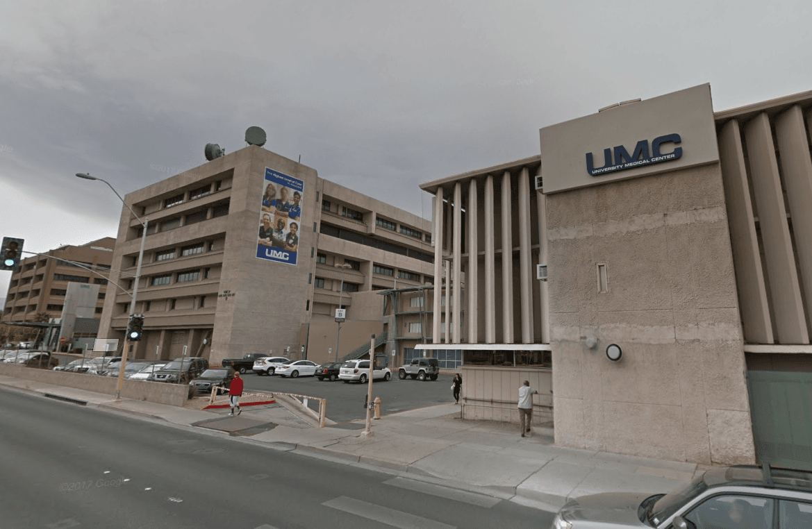 University Medical Center in Las Vegas. (Screenshot via Google Street View)