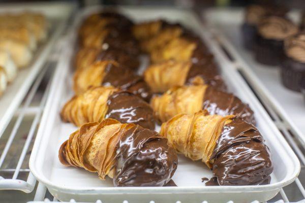 Crispy lobster tail pastries at Artuso's. (Crystal Shi/The Epoch Times)