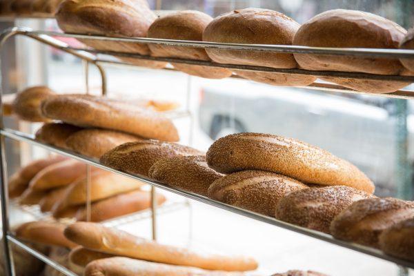 The bakery makes an assortment of Italian breads. (Benjamin Chasteen/The Epoch Times)