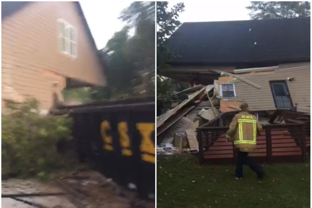 Train Cars Crash Into Home in Atlanta, Sending Resident to Hospital