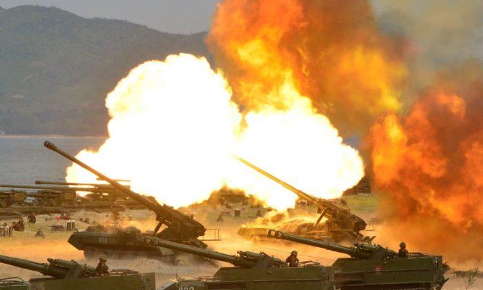 North Korea Fire Artillery Near Border With South Korea