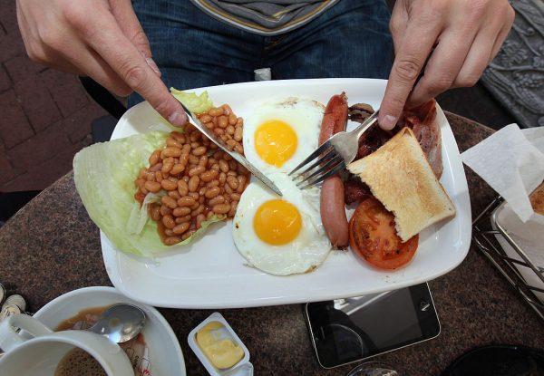 A full English breakfast pictured in Cape Town South Africa, June 17, 2010. Pregnant women can now indulge in a full English breakfast without worrying about the runny yolks. (Dan Kitwood/Getty Images)