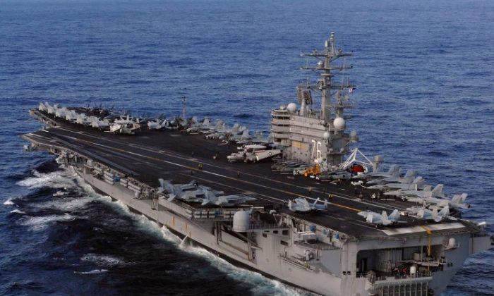 US Carrier Drills with Japanese Navy Around Okinawa, Southwest of Korean Peninsula