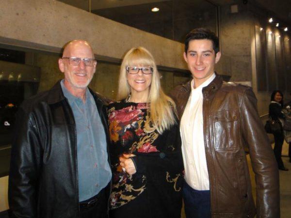 Laurie Evans, Doug Caplan (L), and their son, Justin, enjoyed the Shen Yun Symphony Orchestra concert at Roy Thomson Hall on Oct. 11, 2017. (Dongyu Teng/The Epoch Times)
