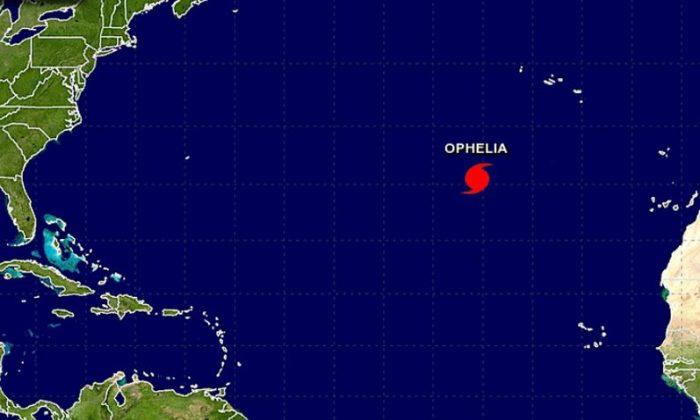 Hurricane Ophelia Forms, Could Pose a Threat to UK and Ireland