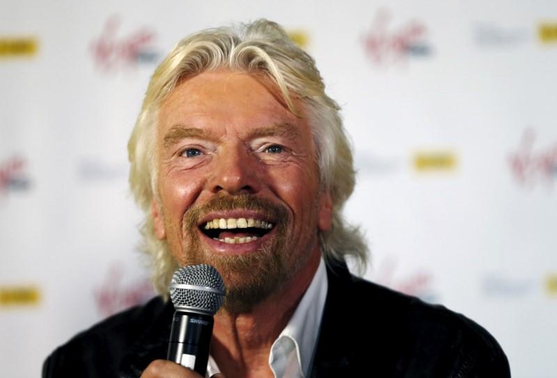 Virgin Group founder Richard Branson speaks at a press event in Sydney, September 9, 2015. (REUTERS/Jason Reed/File Photo)