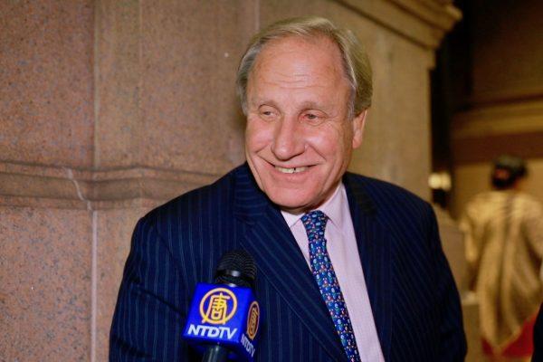 Joseph Hansen enjoyed Shen Yun Symphony Orchestra at the Carnegie Hall, in New York, on Oct. 14, 2017. (NTD Television)