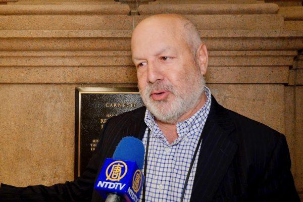 Howard Kuperman enjoyed Shen Yun Symphony Orchestra at the Carnegie Hall on Oct. 14, 2017. (NTD Television)