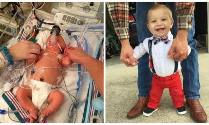 Boy Who Was Given 5 Percent Chance to Survive Celebrates First Birthday