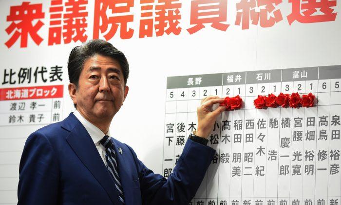 Abe to Push Reform of Japan’s Pacifist Constitution After Ruling Bloc Election Win