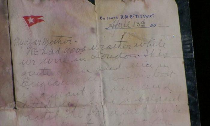 Titanic Victim’s Letter Sells for Record $166,000