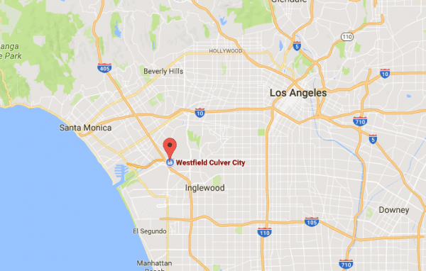 Westfield Culver City mall, Calif. (Screenshot via Google Maps)