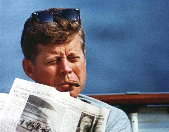President John F. Kennedy in an undated photograph courtesy of the John F. Kennedy Presidential Library and Museum. (REUTERS/JFK Presidential Library and Museum/Handout/File Photo via REUTERS)