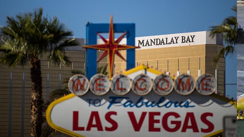 A view of the Mandalay Bay Resort and Casino, October 3, 2017 in Las Vegas, Nevada. (Drew Angerer/Getty Images)