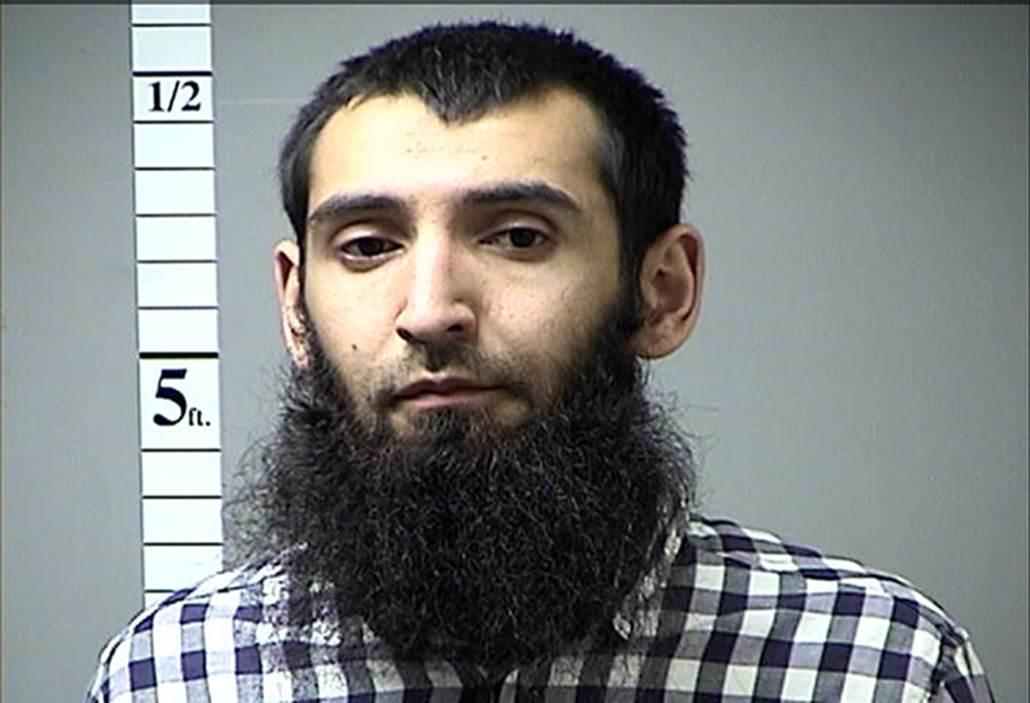 Mugshot of Sayfullo Habibullaevic Saipov. (St. Charles County Department of Corrections via Getty Images)