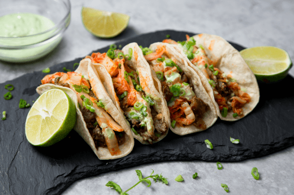 Kimchi bulgogi tacos. (Samira Bouaou/The Epoch Times)