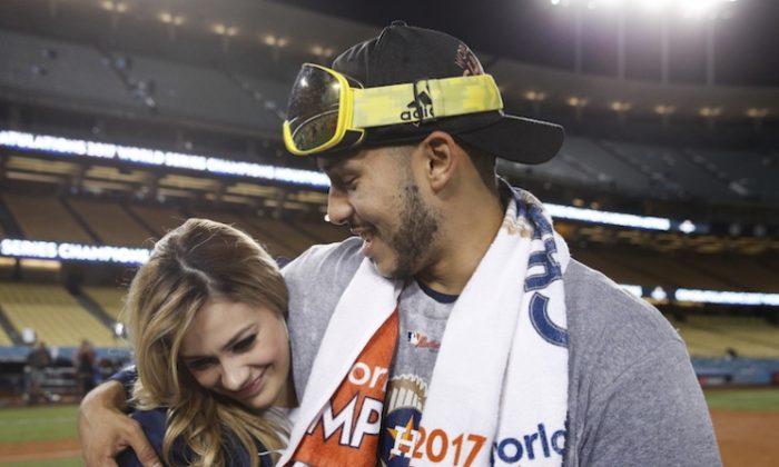 Houston Astros Player Proposes to Girlfriend After Winning World Series