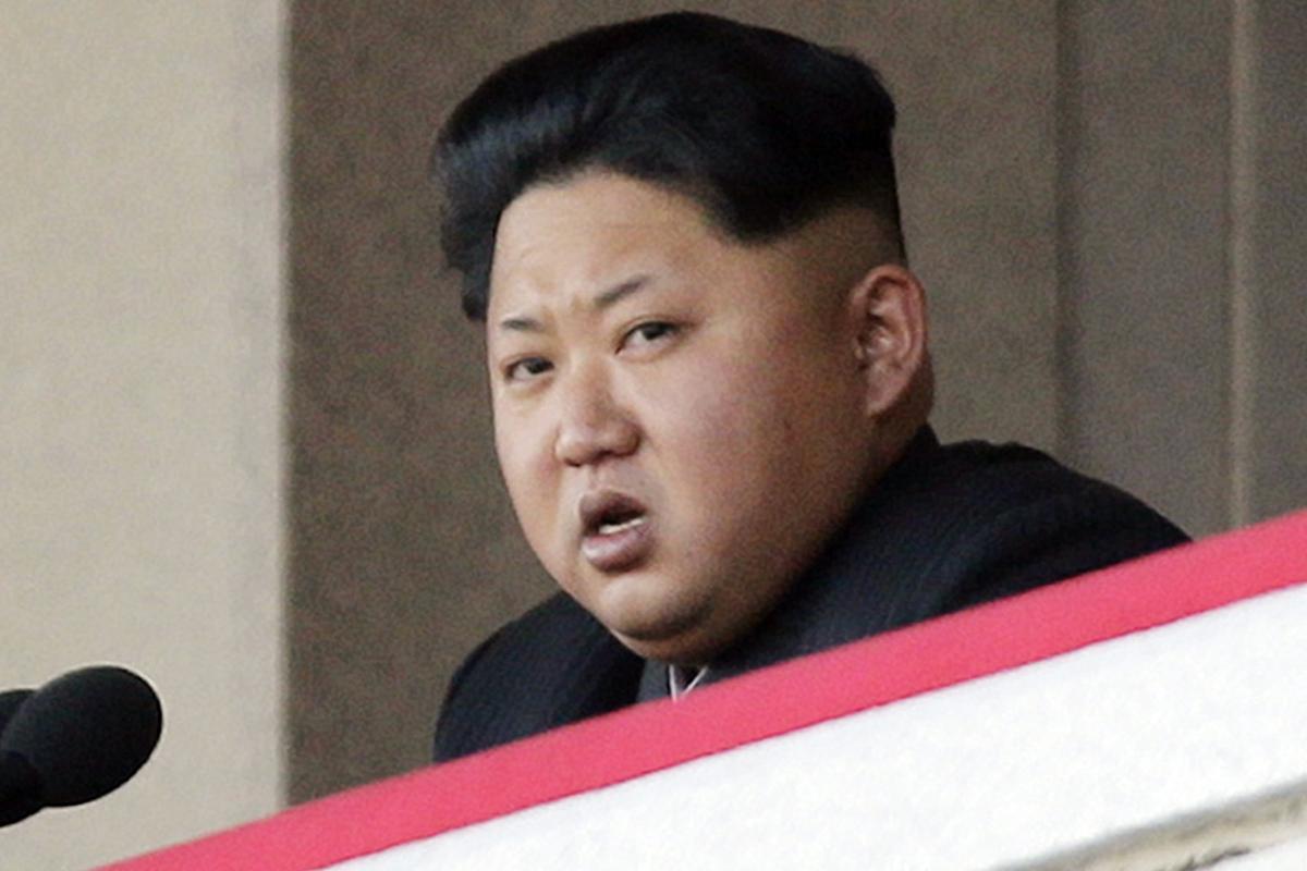 North Korean dictator Kim Jong Un in this file photo released by state media.