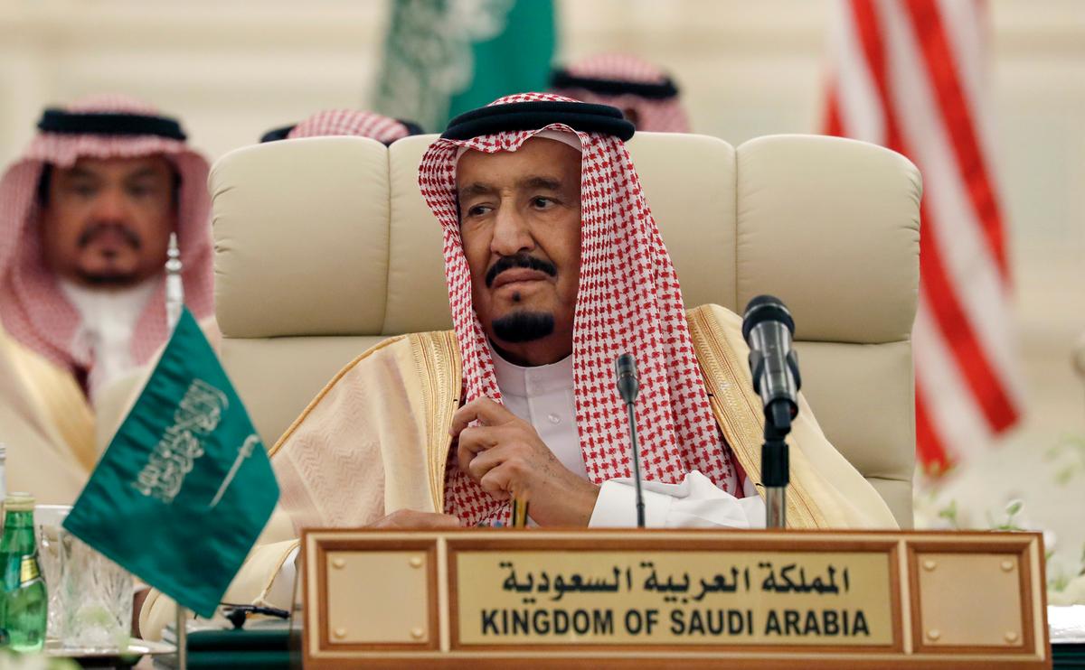 Saudi King Salman bin Abdulaziz in the capital Riyadh on Oct. 22, 2017. (ALEX BRANDON/AFP/Getty Images)