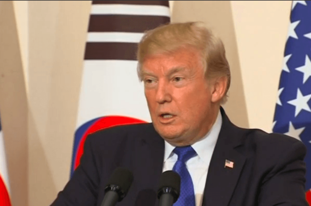 Trump Responds to Question on Guns Laws 2 Days After Texas Church Shooting