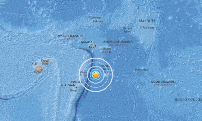 5.6-Magnitude Earthquake Strikes Near Tonga