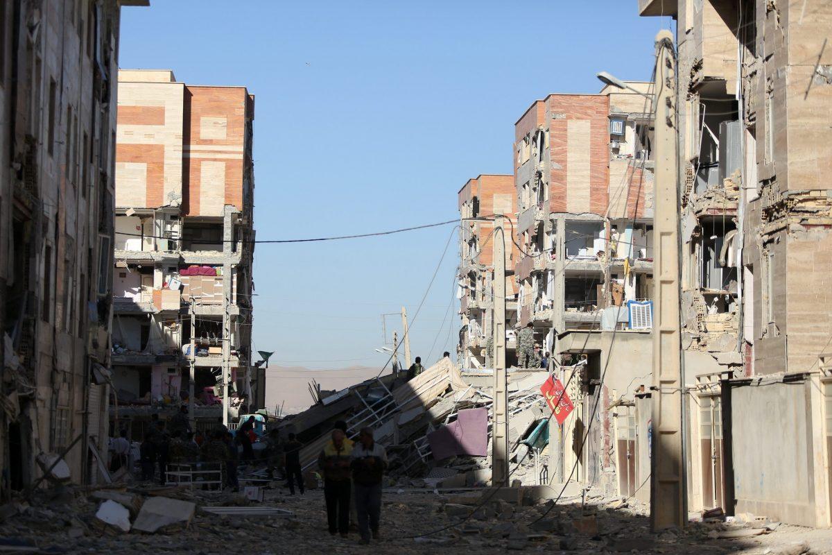 Damaged belongings are seen following an earthquake in Sarpol-e Zahab county in Kermanshah, Iran November 13, 2017. (REUTERS/Tasnim News Agency)
