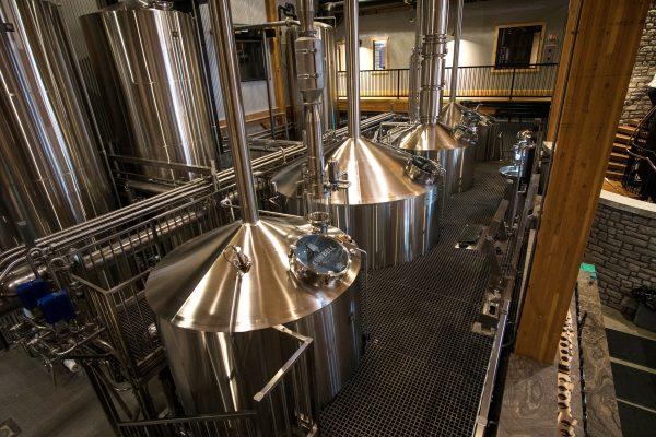 The brewhouse. (Cowbell Brewing Co.)