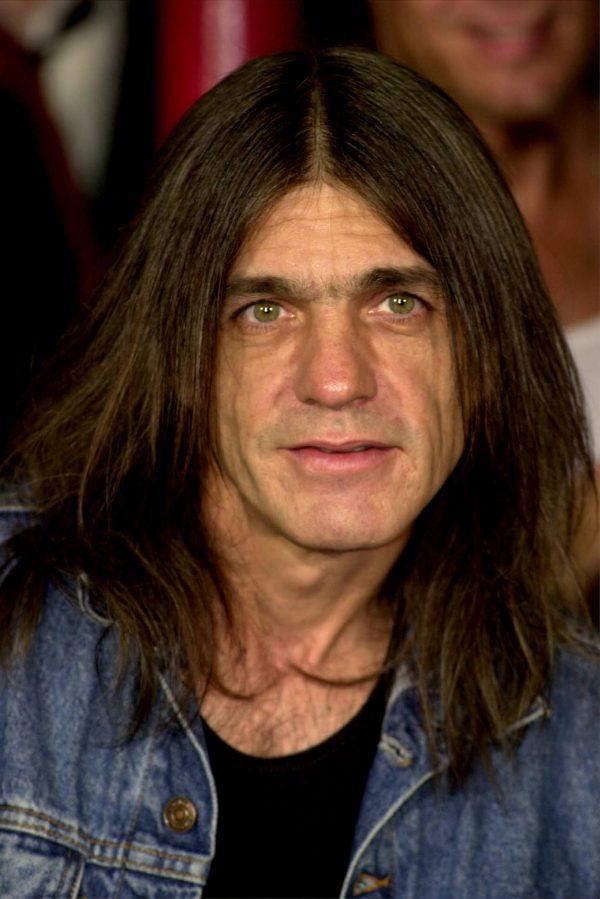Band member Malcolm Young of the Australian rock band AC/DC on Sept. 15, 2000, at the Rock Walk handprint ceremony at the Guitar Center in Hollywood, Calif. (Photo /Newsmakers)