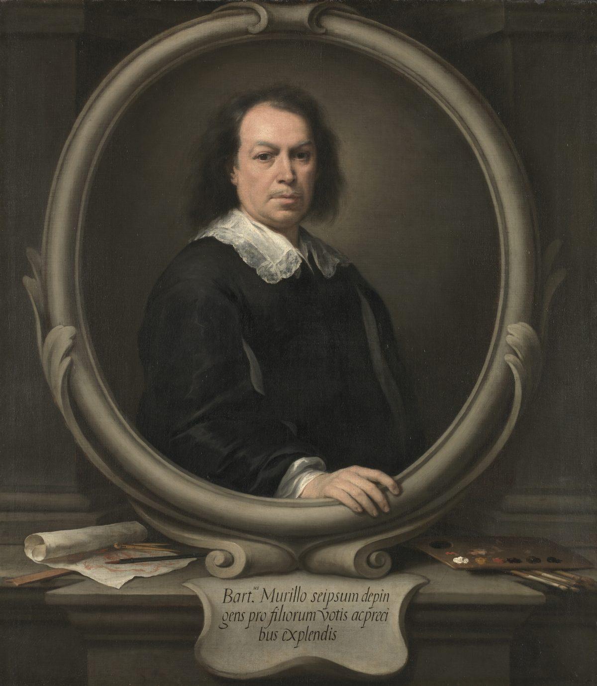 Self-Portrait, circa 1670, by Bartolomé Esteban Murillo. Oil on canvas, 48 1/16 inches by 42 1/8 inches. The National Gallery, London, bought, 1953. (The National Gallery, London)