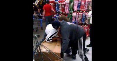 Video Shows Men Squabbling Over Toy on Black Friday
