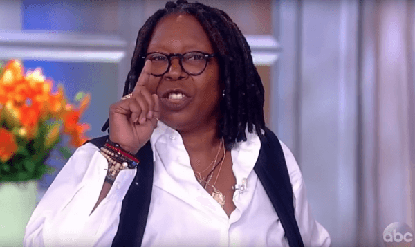Whoopi Goldberg, co-host of ABC's "The View," talks about the three UCLA basketball players arrested for shoplifting in China. (Screenshot/ABC's The View)