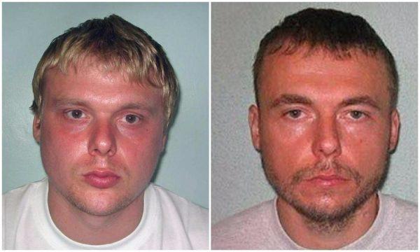 Steven Barker (L) and Jason Owen (R), around the time of their arrest and trial in 2007.<br/>(Met Police)