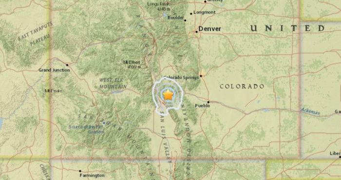 3.6-Magnitude Earthquake Hits Near Salida, Colorado