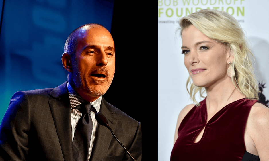 Megyn Kelly wants Matt Lauer and the women who accuse him of sexual misconduct to appear on her show. (Photo of Matt Lauer by Jeff Zelevansky/Getty Images, photo of Megyn Kelly by Bryan Bedder/Getty Images for Bob Woodruff Foundation)