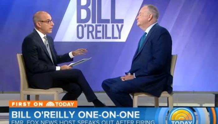 Matt Lauer’s Interview With Bill O'Reilly Dredged up in Light of New Allegations