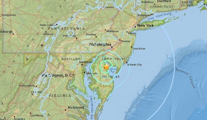 4.4-Magnitude Earthquake Hits Near Dover, Del. - Felt Along East Coast