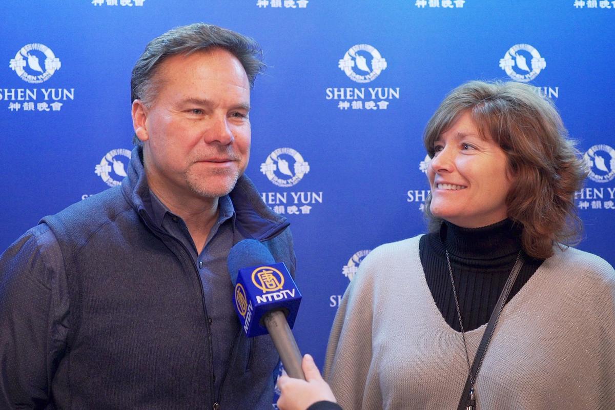 Real Estate Developer Excited to See Shen Yun With Wife And Daughter