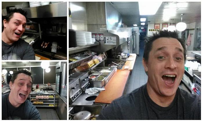 As Staff Sleep, Customer Cooks Himself up a Storm at Waffle House