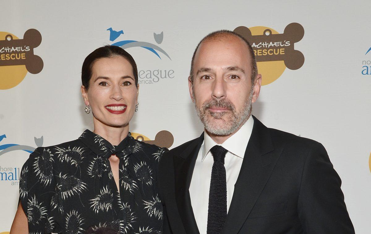 Annette Roque (L) and Matt Lauer attend the 2013 Animal League America Celebrity gala at The Waldorf Astoria on Nov. 22, 2013 in New York City. (Mike Coppola/Getty Images)