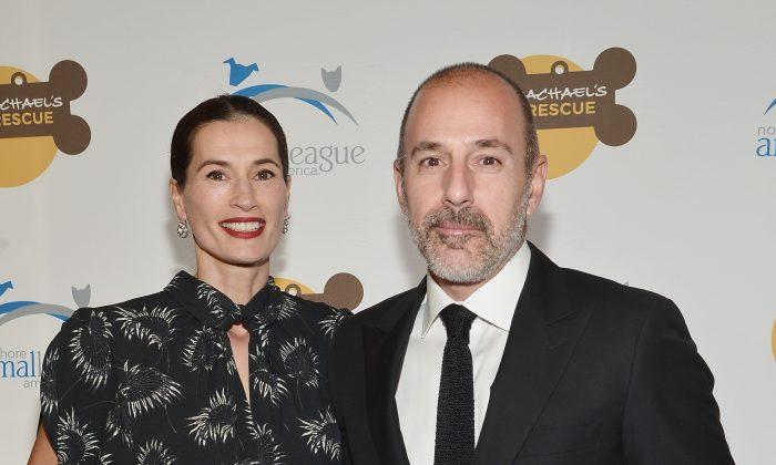 Report: Matt Lauer’s Wife Meets with Lawyers in Manhattan