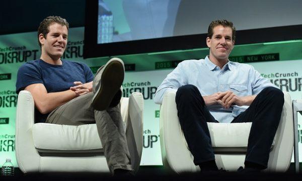 A file image of co-founders at Winklevoss Capital, Tyler Winklevoss (L) and Cameron Winklevoss speak onstage during TechCrunch Disrupt NY 2015 at The Manhattan Center New York City. (Noam Galai/Getty Images for TechCrunch)