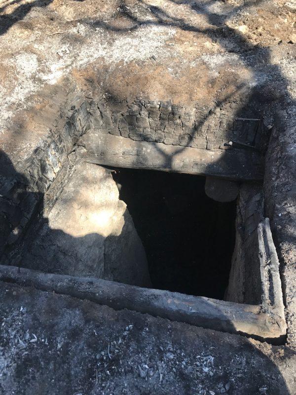 The entrance to one of the bunkers that a Utah survivalist built on public land. (Iron County Sheriff’s Office)